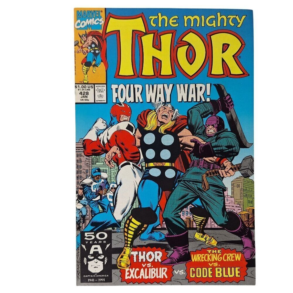 Marvel The Mighty Thor #428 Comic Book 1990